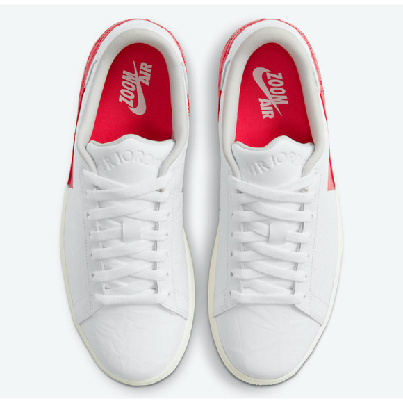 Air Jordan 1 Centre Court White/University Red-Sail DJ2756-101 Men\'s Shoes 14 main image 5